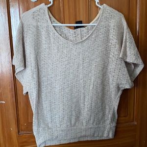 Tan Knit Blouse